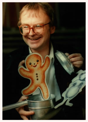 David Wood's on a school visit