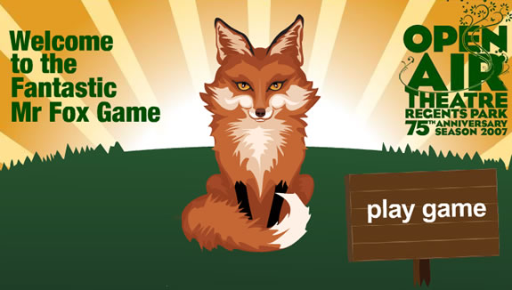 Play the Fantastic Mr Fox Game