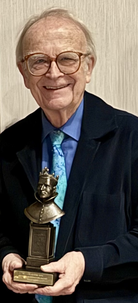 David Wood with the Industry Recognition Award