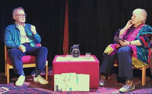 David Wood in conversation with Libby Purves at the Story Museum in Oxford