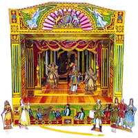 I loved my Pollock's toy theatre and performed puppet shows in the back garden